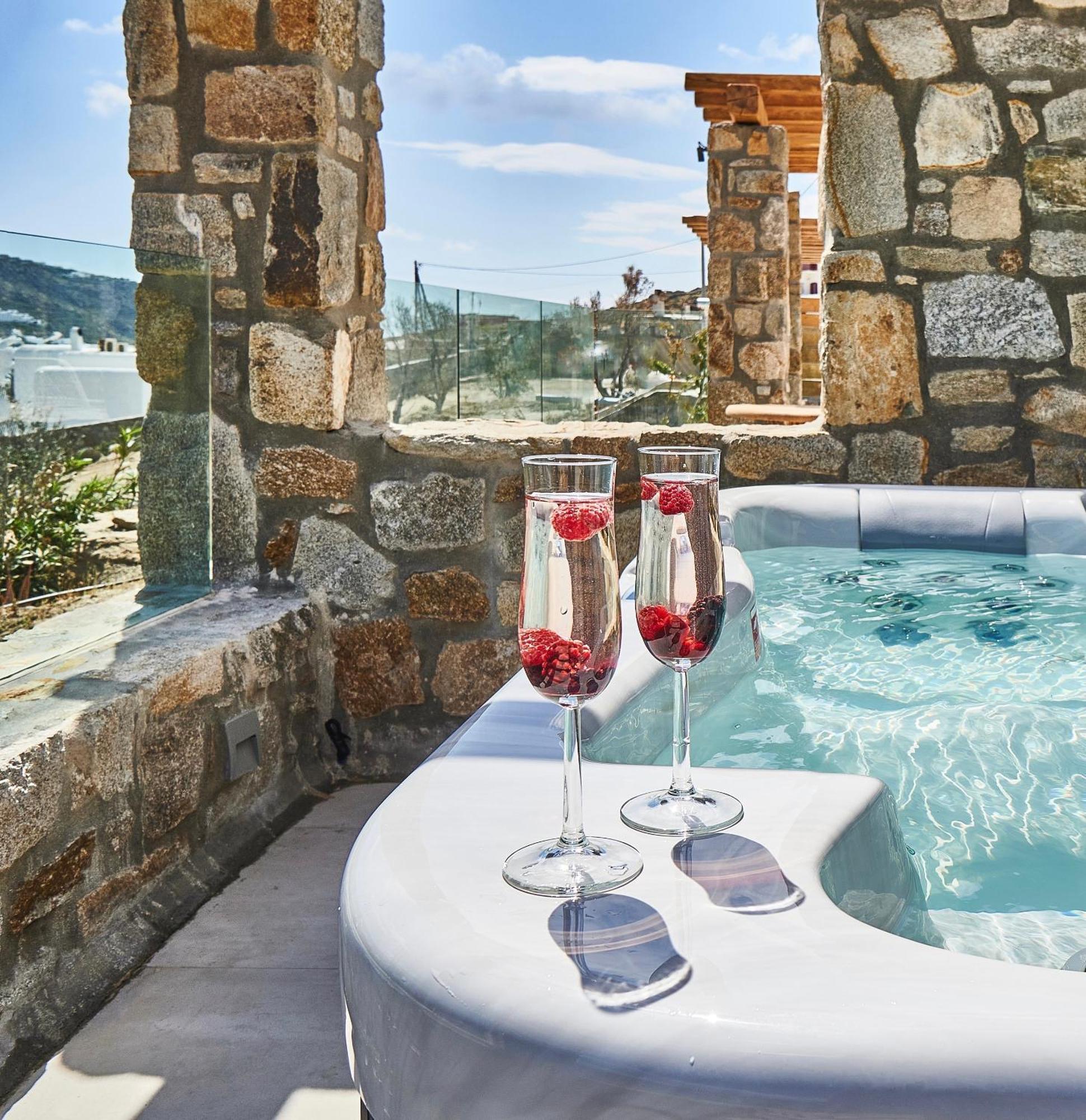 Due Mari Mykonos Hotel Agios Ioannis Diakoftis Екстериор снимка
